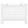 Radiator Cover White 112x19x81.5 cm MDF - Stylish & Durable