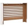 Radiator Cover White 112x19x81.5 cm MDF - Stylish & Durable