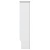 Radiator Cover White 112x19x81.5 cm MDF - Stylish & Durable