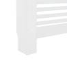 Radiator Cover White 112x19x81.5 cm MDF - Stylish & Durable