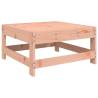 Garden Footstool with Cushion - Solid Douglas Wood