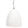 Industrial Hanging Lamp 25W White Round 42cm E27 | HipoMarket