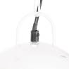 Industrial Hanging Lamp 25W White Round 42cm E27 | HipoMarket