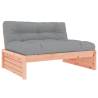 Middle Sofa 120x80 cm - Solid Douglas Wood for Outdoor Comfort