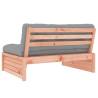 Middle Sofa 120x80 cm - Solid Douglas Wood for Outdoor Comfort