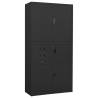 Office Cabinet Anthracite 90x40x180 cm Steel Colour anthracite Quantity in Package 1 Number of 