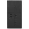 Steel Office Cabinet Anthracite 90x40x180 cm - Durable Storage