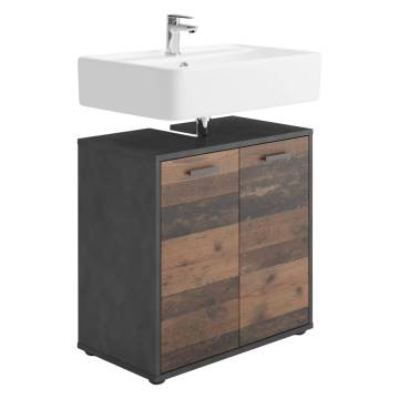 FMD Bathroom Sink Cabinet - Matera Old Style Dark