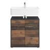 FMD Bathroom Sink Cabinet - Matera Old Style Dark