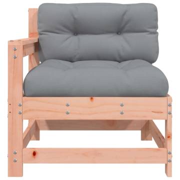 Garden Chair with Cushions - Solid Wood Douglas | HipoMarket