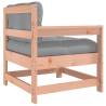 Garden Chair with Cushions - Solid Wood Douglas | HipoMarket