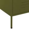 Stylish Olive Green Chest of Drawers - 80x35x101.5 cm Steel