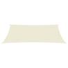 HDPE Sunshade Sail 160 g/m² Cream 4x5 m - Hipomarket UK