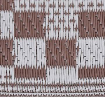 Stylish Outdoor Rug Brown 140x200 cm | HipoMarket