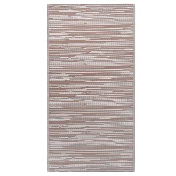 Trendy Taupe Outdoor Rug 140x200 cm - Stylish & Cozy