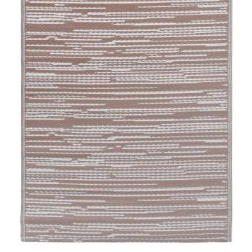 Trendy Taupe Outdoor Rug 140x200 cm - Stylish & Cozy