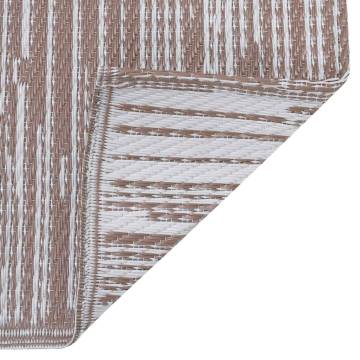 Trendy Taupe Outdoor Rug 140x200 cm - Stylish & Cozy