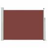 Patio Retractable Side Awning 117x500 cm - Brown | Hipo Market