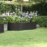 Garden Raised Bed Powder-coated Steel 152x80x36 cm Anthracite Colour anthracite Size 152 x 80 x 36 cm Quantity in Package 1 