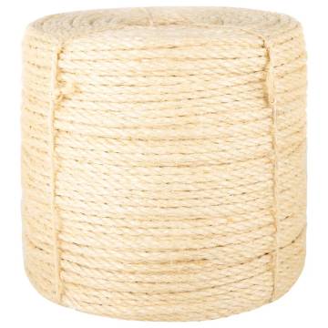 100% Sisal Rope 6mm 25m - Durable & Versatile | Hipomarket