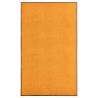 Washable Orange Doormat 90x150 cm - Durable & Non-Slip