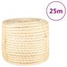 Rope 100% Sisal 14 mm 25 m Quantity in Package 1 Length 25 m Diameter 14 mm 