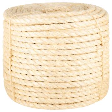 100% Natural Sisal Rope 14mm x 25m - Durable & Versatile