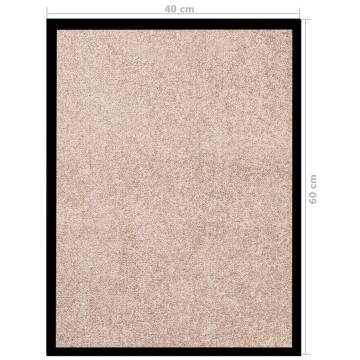 Beige Doormat 40x60 cm - Non-Slip, Stylish & Durable