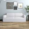 2-Seater Stretch Couch Slipcover White Polyester Jersey Colour white Quantity in Package 1 Model 2-seater 