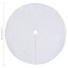 Christmas Tree Skirt White 90 cm Faux - Elegant Decor