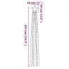 320 LEDs Cold White Christmas Tree Lights - 375 cm