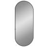 Wall Mirror Black 60x25 cm Oval - Minimalistic Home Decor