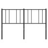 Metal Headboard Black 150 cm - Stylish & Sturdy Design