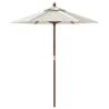 Garden Parasol with Wooden Pole - 196x231 cm | HipoMarket