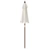 Garden Parasol with Wooden Pole - 196x231 cm | HipoMarket