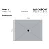 Madison Parasol Patmos Luxe 210x140 cm - Grey