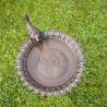 HI Cast Iron Bird Bath/Drink Tray - Classic Garden Decor