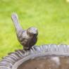 HI Cast Iron Bird Bath/Drink Tray - Classic Garden Decor