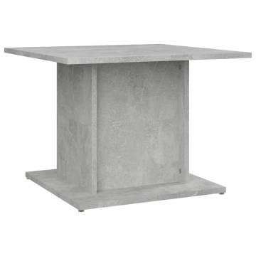 Stylish Concrete Grey Coffee Table - 55.5 cm | HipoMarket