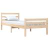 Solid Wood Bed Frame 90x190 cm Single - Modern Design