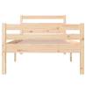 Solid Wood Bed Frame 90x190 cm Single - Modern Design