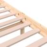 Solid Wood Bed Frame 90x190 cm Single - Modern Design