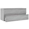 Sink Cabinet Grey Sonoma - Stylish Engineered Wood Storage