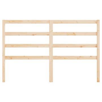 Stylish Solid Wood Pine Bed Headboard | 141x4x100 cm