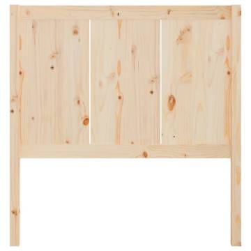 Stylish Solid Pine Wood Bed Headboard - 105.5x4x100 cm