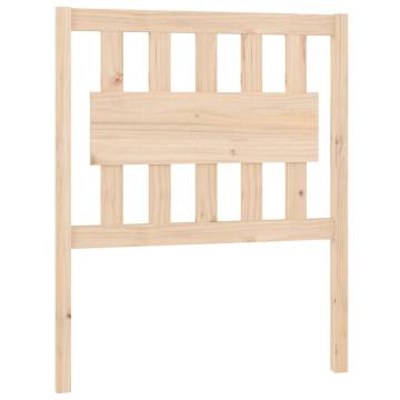 Stylish Solid Wood Pine Bed Headboard - 80.5x4x100 cm