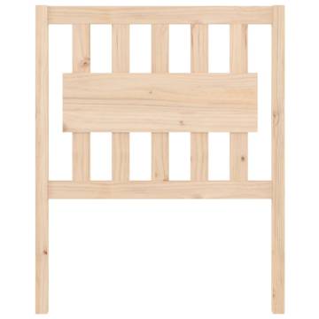 Stylish Solid Wood Pine Bed Headboard - 80.5x4x100 cm