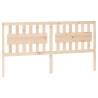 Wooden Bed Headboard - Solid Pine - 185.5x4x100 cm