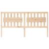 Wooden Bed Headboard - Solid Pine - 185.5x4x100 cm