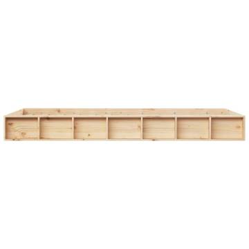 Solid Wood Bed Frame 90x190 cm - Stylish & Sturdy